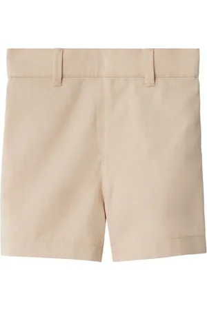 Burberry Katoenen shorts met geborduurd logo
