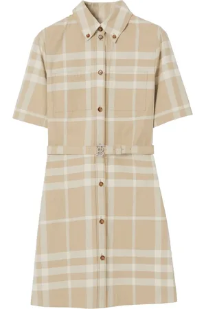 Burberry Geruite blousejurk