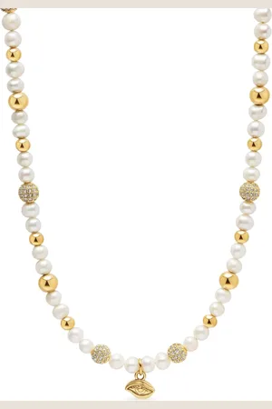 Nialaya Parelketting met oog bedel