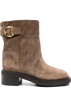 Jimmy Choo 50 mm suède laarzen