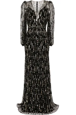 Jenny Packham Moondance avondjurk verfraaid met pailletten
