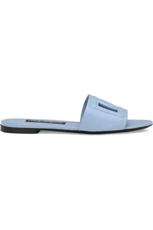 Dolce & Gabbana Leren sandalen met DG