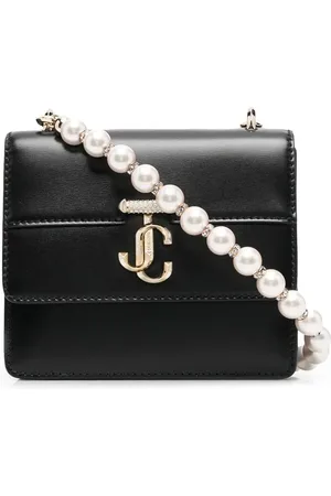 Jimmy Choo Varenne Quad leren schoudertas