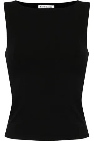 Reformation Dusk top met boothals