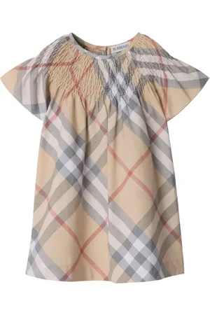 Burberry Geruite katoenen jurk