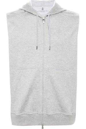 Brunello Cucinelli Mouwloze hoodie