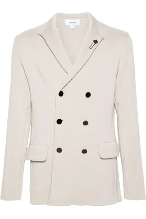 LARDINI Gebreide blazer met dubbele rij knopen
