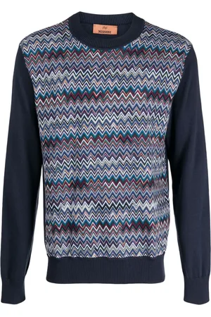 Missoni Trui met zigzag patroon