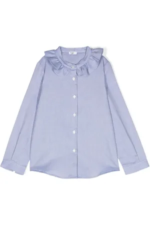 Il gufo Shirt met ruchekraag