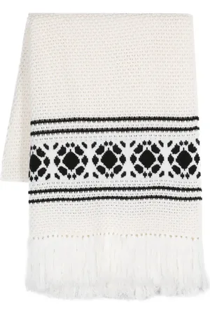 Max Mara Peplo sjaal met franje