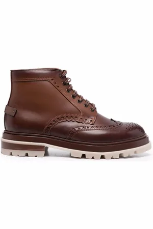 santoni Polacco brogue enkellaarzen