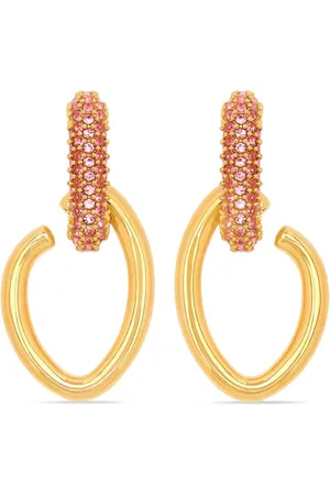 Oscar de la Renta Pavé O oorbellen met hanger