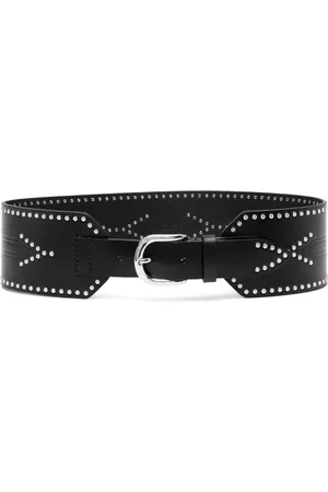 Isabel Marant Telma leren riem met studs