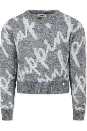 Pinko Trui met intarsia logo