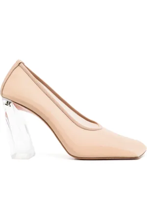 Amina Muaddi Charlotte 100 mm pumps