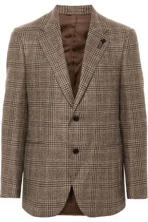 LARDINI Blazer met broche