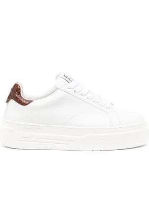 Lanvin DDB0 leren sneakers met plateauzool