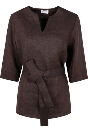 P.A.R.O.S.H. Blouse met ceintuur