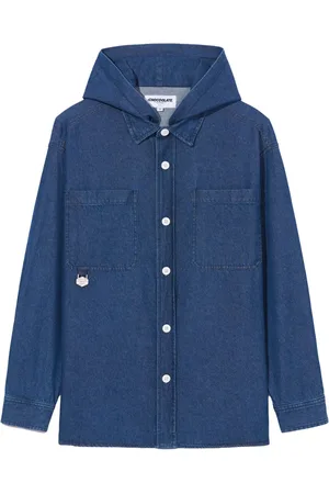 Chocoolate Denim jack met capuchon