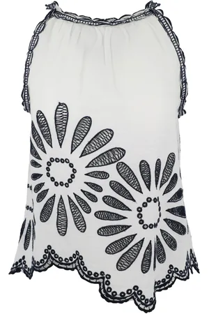 ULLA JOHNSON Top met borduurwerk
