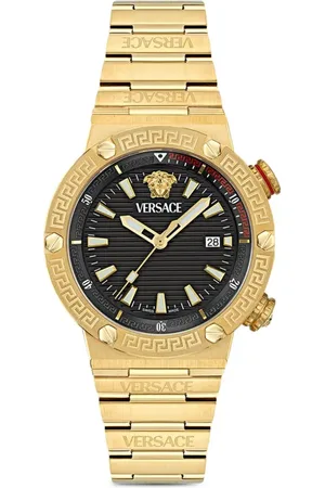 VERSACE Greca 43mm horloge met logo