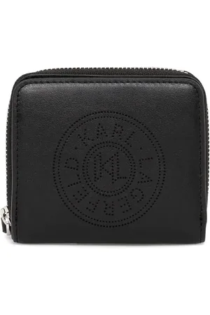 Karl Lagerfeld K/Circle leren portemonnee
