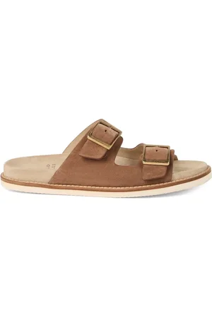 Brunello Cucinelli Suède slippers