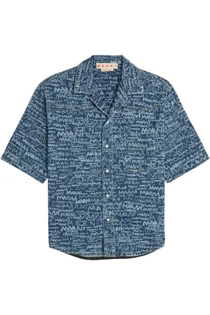 Marni Denim overhemd met logo