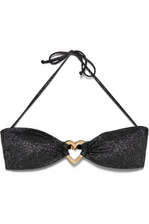 Moschino Bikinitop met metalen hart