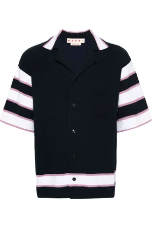 Marni Bowlingshirt van badstof