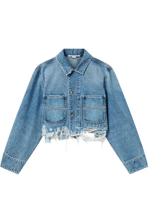 Stella McCartney Denim jack met kettingdetail