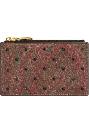 Etro Pasjeshouder met paisley en stras