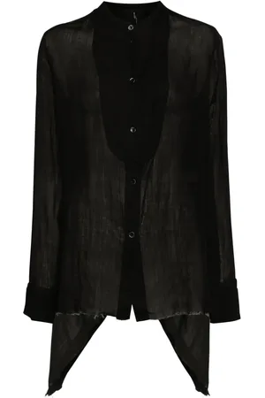 MASNADA Blouse met bandkraag