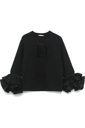 Elisabetta Franchi Trui met logo van stras