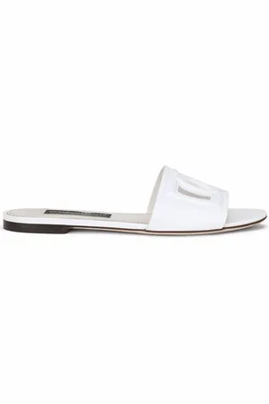Dolce & Gabbana Leren sandalen met DG