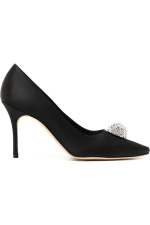 Manolo Blahnik Hangisi satijnen pumps