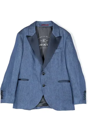 Brunello Cucinelli Blazer met puntige revers