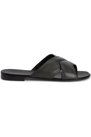 Giuseppe Zanotti Flavio leren slippers