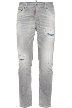 Dsquared2 Gerafelde denim shorts