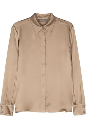 Alberta Ferretti Satijnen shirt