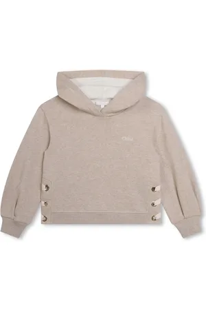 Chloé Hoodie van biologisch katoen met geborduurd logo