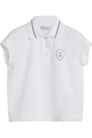 Brunello Cucinelli Poloshirt met logoprint