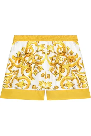 Dolce & Gabbana Zijden shorts met print