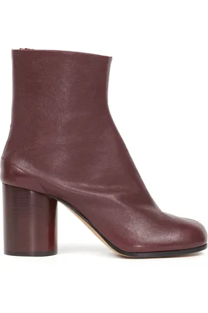 Maison Margiela Tabi 80 mm leren enkellaarzen