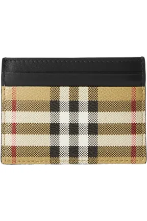 Burberry Vintage Check leren pasjeshouder