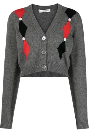 Alessandra Rich Intarsia vest