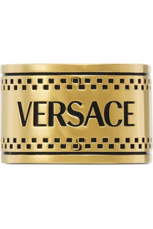 VERSACE Chunky ring met gegraveerd logo