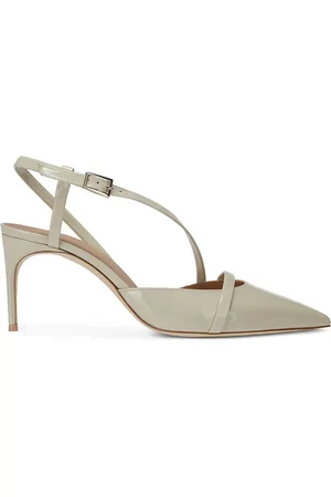 MALONE SOULIERS Valeria 70 mm lakleren pumps
