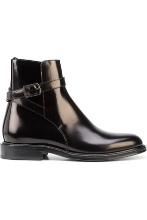 Saint Laurent Leger enkellaarzen