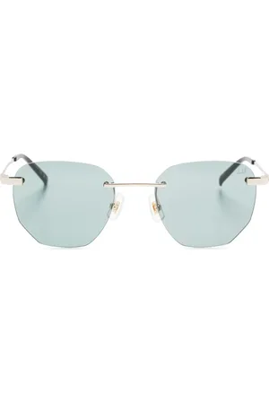 Dunhill Zonnebril met geometrisch montuur